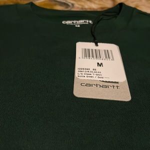 Size M Green Carhartt WIP long sleeve shirt